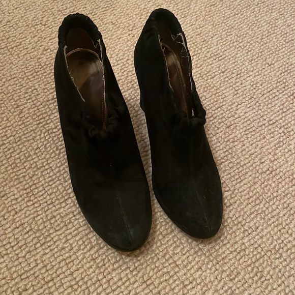 Sam Edelman women’s size 6 black suede bootie heels - Picture 1 of 7
